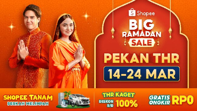 berita aktual El Rumi & Syifa Hadju Ramaikan Pekan THR Shopee Big Ramadan Sale