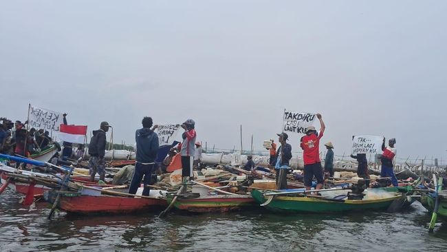 berita aktual Ngeri! Melebihi Tangerang, Luas Pagar Laut di Bekasi Capai 581 Hektare