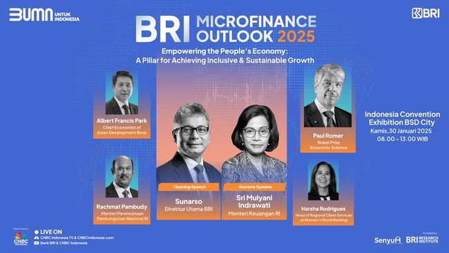 berita aktual Top! Peraih Nobel Ekonomi Bakal Hadir di BRI Microfinance Outlook 2025