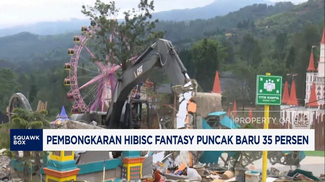 illini news Video: Update Pembongkaran Hibisc Fantasy Puncak Bogor Baru 35%