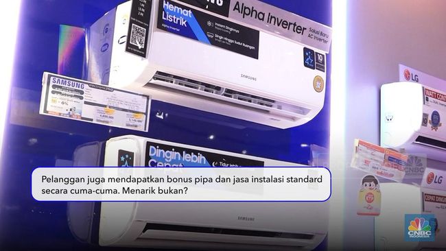 berita aktual Cari Pendingin Ruangan? ke Transmart Aja, AC 1 PK Cuma Rp 3,2 Juta!