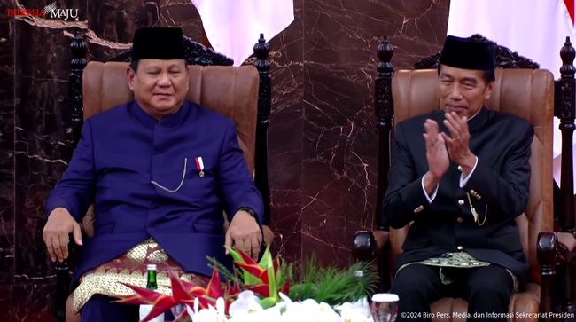 illini news Pelantikan Prabowo, Peserta Sidang Serukan “Terima Kasih Pakde Jokowi”