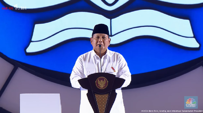 illini berita Momen Prabowo Menangis Ketika Bicara Kesejahteraan Guru