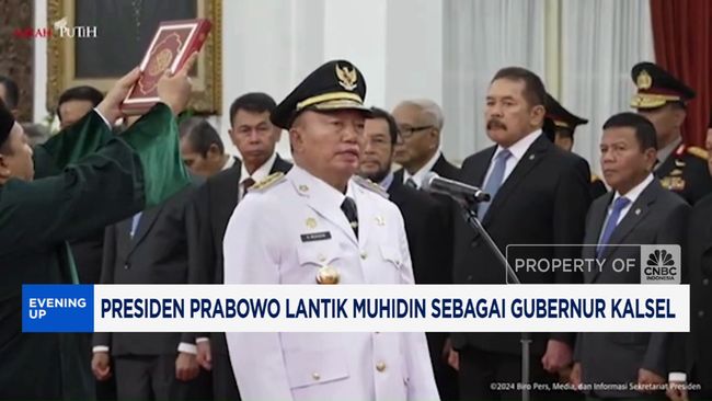 illini news Presiden Prabowo Lantik Muhidin Sebagai Gubernur Kalimantan Selatan