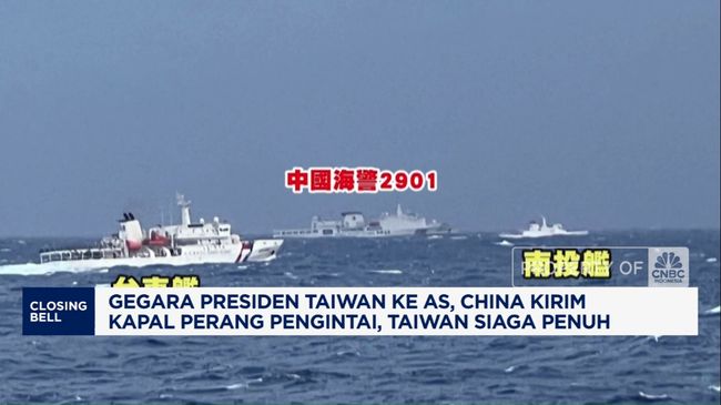 illini news Video: China Kirim Kapal Perang Pengintai, Taiwan Siaga Penuh