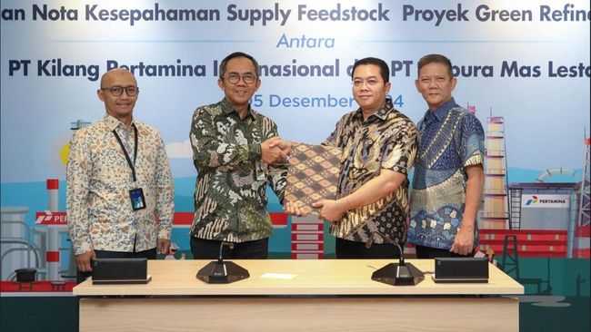 berita aktual Kilang Pertamina Internasional Siap Olah Minyak Jelantah Jadi Avtur