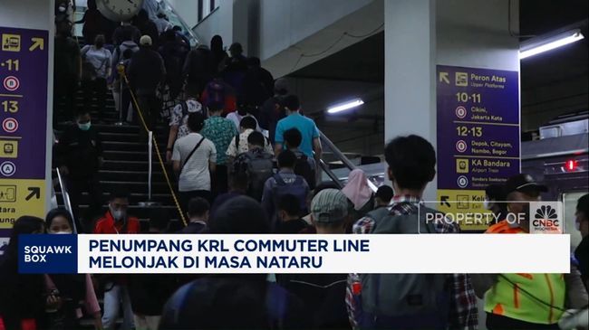 berita aktual Video: Penumpang KRL Commuter Line Melonjak di Masa Nataru