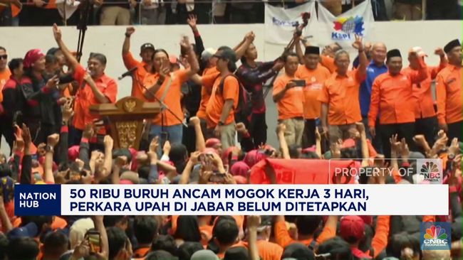 berita aktual Video : 50 Ribu Buruh Ancam Mogok Kerja 3 Hari