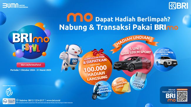 berita aktual BRImo FSTVL Tebar Hadiah Berlimpah. Simak Cara Mendapatkannya