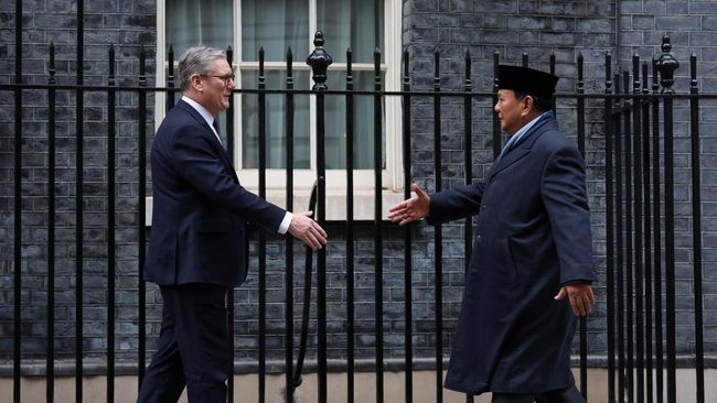 illini berita Potret Prabowo di Inggris, Bertemu Raja Charles dan PM Keir Starmer