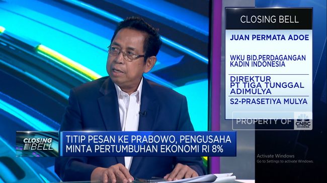 illini berita Video: Agar Ekonomi RI Tumbuh 8%, Pengusaha Titip Pesan Ini ke Prabowo