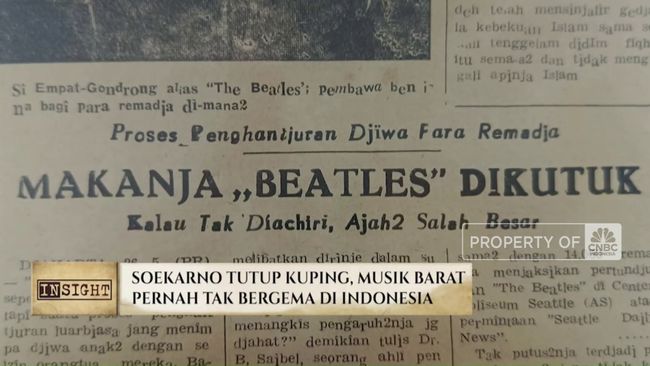 illini berita Video: Saat Soekarno Larang “Asing” di RI, The Beatles Tak Boleh Eksis